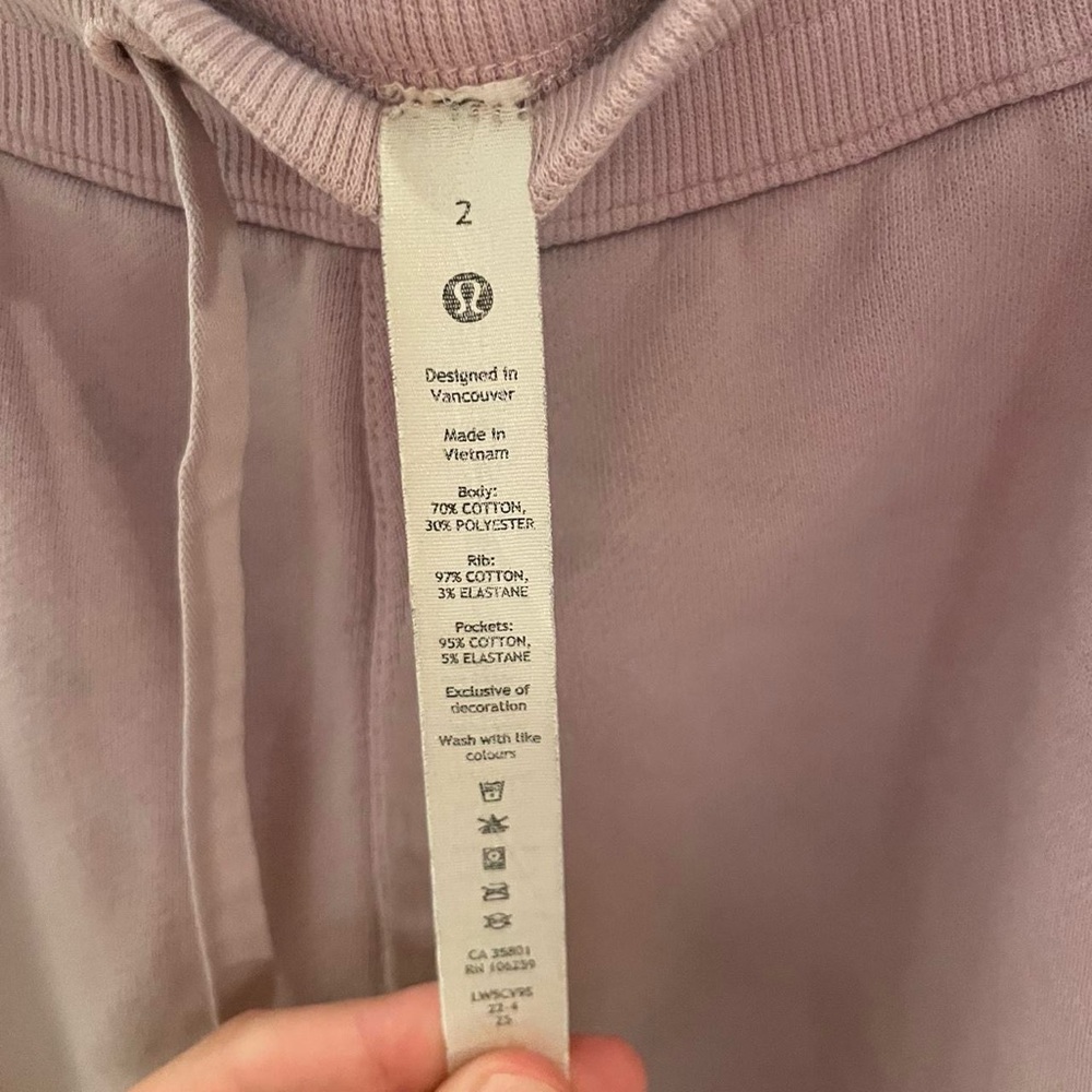 Pink lululemon scuba sweatpants - Picture 5 of 6